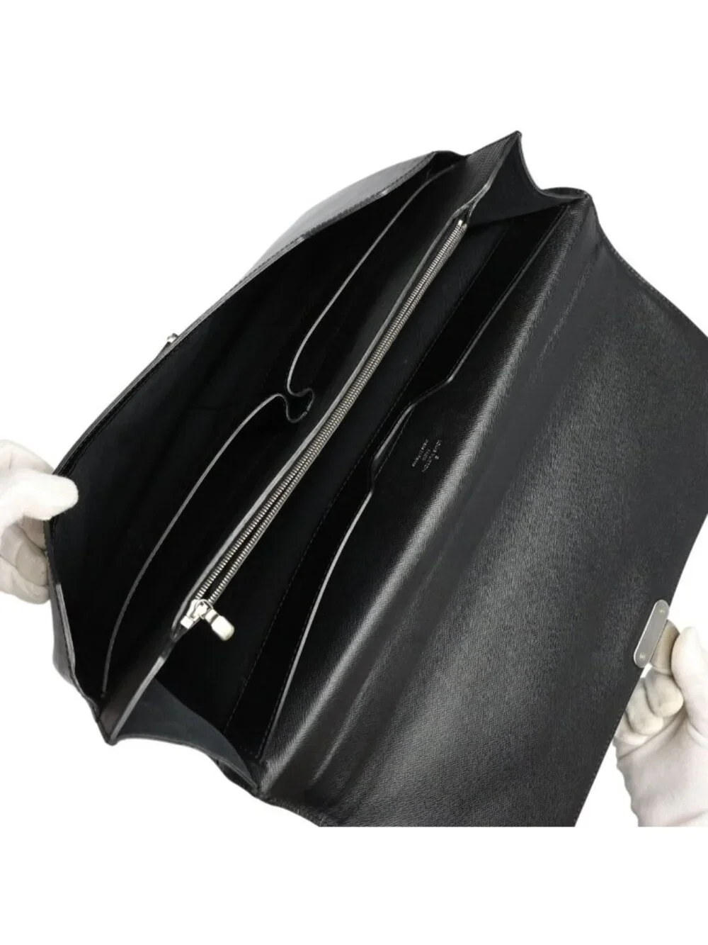Louis Vuitton Epi Document Purse Robusto Business Black
